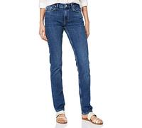 s.Oliver Onlgita Reg S/s Top Box Co/p JRS Jean Droit, Bleu (Blue Denim Stretch 57z5), NA (Taille Fabricant: 34/L32) Femme