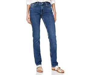 s.Oliver Onlgita Reg S/s Top Box Co/p JRS Jean Droit, Bleu (Blue Denim Stretch 57z5), NA (Taille Fabricant: 34/L32) Femme