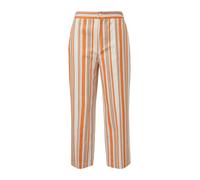 s.Oliver Pantalon à plis beige / orange / blanc, Taille 58