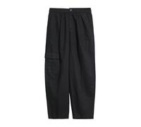 s.Oliver Pantalon Cheville pour Femme en mélange de Lin 2179243, Noir, 40