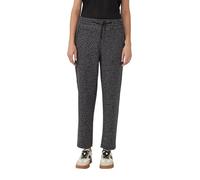 s.Oliver Pantalon de Jogging 7/8 pour Femme avec Poches zippées et imprimé intégral, 99a9_Noir, 38