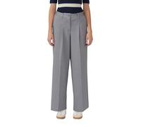 s.Oliver Pantalon en Jersey Interlock avec Jambe Large et Rayures Fines