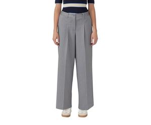 s.Oliver Pantalon en Jersey Interlock avec Jambe Large et Rayures Fines