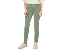 s.Oliver Pantalon Long pour Femme Coupe Slim Vert 46, Vert, 46W x 32L