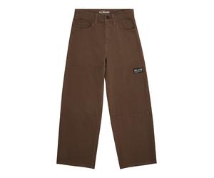 s.Oliver Pantalon marron / noir / blanc, Taille 158
