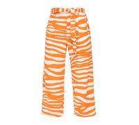 s.Oliver Pantalon orange / blanc, Taille 34