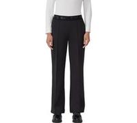 s.Oliver Pantalon Large en Scuba avec Logo élastique, 9999_Noir, 40