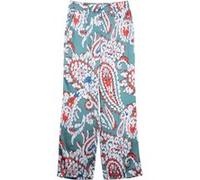 s.Oliver Pants Green Print Taille: 36 | Évasés pantalons Outlet | Femme | Vert