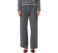 s.Oliver Pants Grey/black Taille: 42 | Évasés pantalons Outlet | Femme | Gris