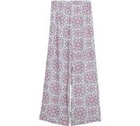 Pantalon wide leg coupe droite taille haute jambe large Cordon de serrage fille s.Oliver Beige 14 ans