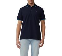 s.Oliver Polo piqué Sportif avec détails contrastés, Bleu Profond, M