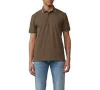 s.Oliver Polo piqué Sportif avec détails contrastés, Marron, M