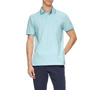 s.Oliver Polo piqué Sportif avec détails contrastés, Vert océan., L