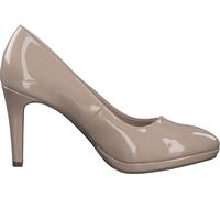 s.Oliver Pompes Femme Talon bloc Haut 5-22401-20, Taille:39 EU, Couleur:Beige