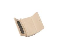 Portefeuille en similicuir avec rabat et bouton-pression femme s.Oliver Beige TU