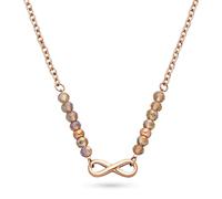 S.Oliver Pour Femmes Bijoux - Colliers En Acier Inoxydable Avec Infinity Design Et Éléganten Beads En Différentes Couleurs - Élégant & Moderne - Parfait Idée Cadeau