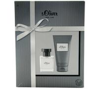 s.Oliver® For Him - Coffret cadeau - Fraîcheur - pétillant - Masculin - Pour des moments inoubliables - Eau de toilette 30 ml et gel douche 75 ml