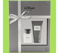 s.Oliver® For Him - Coffret cadeau - Fraîcheur - pétillant - Masculin - Pour des moments inoubliables - Eau de toilette 30 ml et gel douche 75 ml