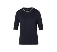 s.Oliver Pull-over bleu marine / blanc, Taille S