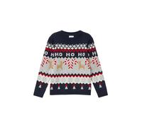 s.Oliver Pull-over bleu marine / noisette / gris / rouge, Taille 128-134