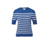 s.Oliver Pull-over bleu roi / blanc, Taille XS