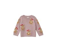 s.Oliver Pull-over caramel / rose ancienne / rouge / blanc, Taille 92