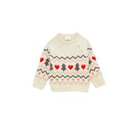 s.Oliver Pull-over écru / violet / rose / rouge, Taille 74