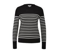s.Oliver Pull-over noir / blanc, Taille L