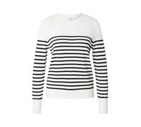 s.Oliver Pull-over noir / blanc, Taille XXL