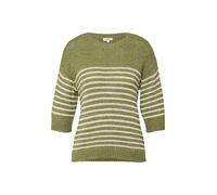 s.Oliver Pull-over olive / blanc, Taille S