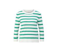 s.Oliver Pull-over vert gazon / blanc, Taille XXL