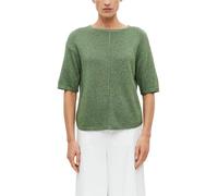 s.Oliver Pull pour Femme 2180603 avec Fil pailleté (1 pièce), Vert, L