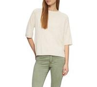 s.Oliver 2161124 Pull à Manches Courtes, Beige, 42 Femme