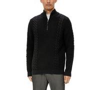 s. Oliver Pullover Black Taille: XL | Pulls col roulé Outlet | Homme | Le Noir