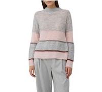 s.Oliver BLACK LABEL Pull-over gris / gris clair / rose, Taille XXL