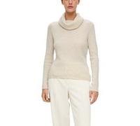 s. Oliver Pullover White Taille: 46 | Pulls en Maille Outlet | Femme | Blanche