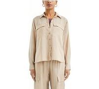 s.Oliver -qs Blouse Beige Taille: 38 | Manches longues Outlet | Femme | Marron