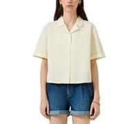 Chemisier ample à carreaux femme QS Vichy Jaune 38