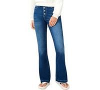 Jeans Flare taille haute femme QS Reena Bleu 40x32