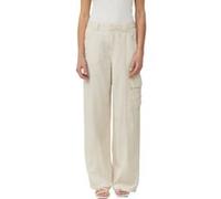 s.Oliver -qs Pants Beige Taille: W42 | Évasés pantalons Outlet | Femme | Marron