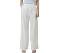 QS Pantalon gris / blanc cassé, Taille 44