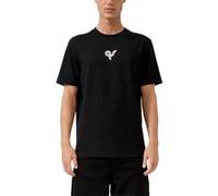 QS T-Shirt orange / noir / blanc, Taille S