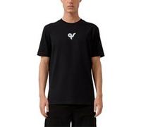 s.Oliver -qs T-shirts Black Taille: S | T-shirts avec imprimés Outlet | Homme | Le Noir