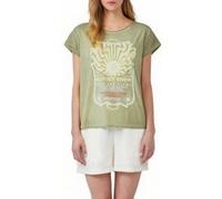 QS T-shirt jaune clair / vert pastel / rouge clair / blanc, Taille M