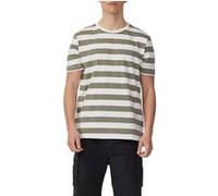 QS T-Shirt olive / blanc, Taille XXL