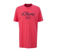 s.Oliver Red Label Big & Tall T-Shirt rouge vif / noir, Taille XXL