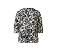 s.Oliver Red Label Plus Chemisier beige / noir, Taille 6XL