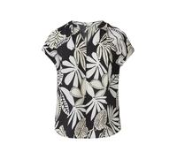 s.Oliver Red Label Plus Chemisier écru / noir / blanc, Taille 6XL