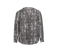 s.Oliver Red Label Plus Chemisier gris clair / noir, Taille 6XL