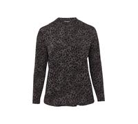 s.Oliver Red Label Plus T-shirt gris / gris foncé / noir, Taille 6XL